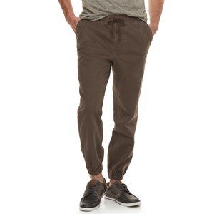 SONOMA Goods for Life™ Modern-Fit Stretch Twill Jogger Pants - Turkish Coffee